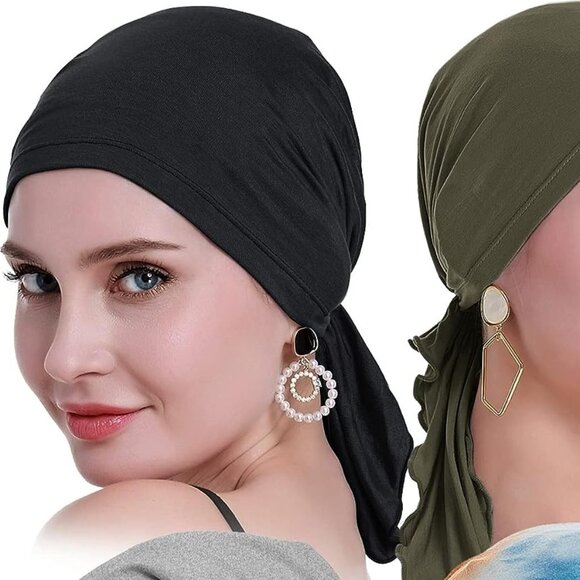 OSVYO Bamboo Chemo Headwear for Women - Hair Loss, Cancer - 4 Slip-on Headgear main image 12